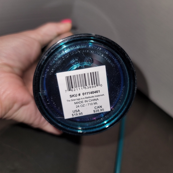 Starbucks Cup Spring Blue Holographic Glacier Dichronic Siren Core Tumbler NWT - Picture 2 of 7